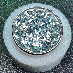 Ginger Snaps 20mm ROXY Blue Sparkle